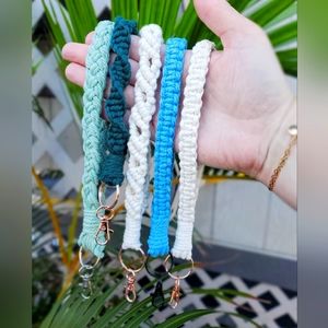 Macrame Wristlet Keychains